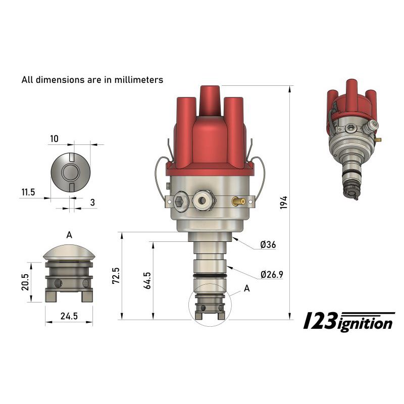 123/TUNE-4-R-V-D, replaces distributors in Alfa (USB version)