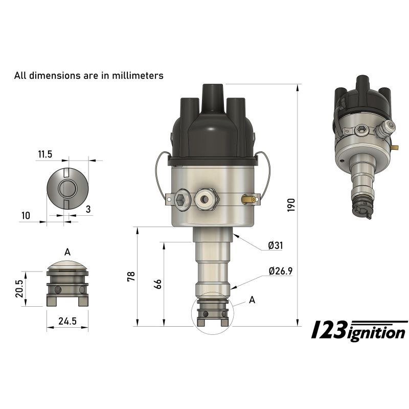 123/PEUGEOT-4-R (without vacuum advance)